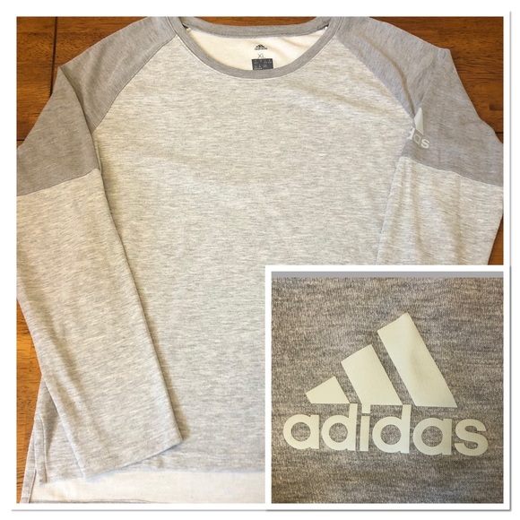 adidas Tops - Adidas Climalite Thermal Color Block L/S Tee